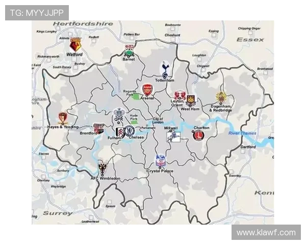 英超球队分布于各大城市的情况分析